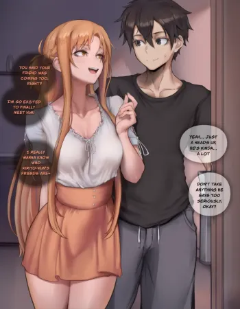 Asuna gets corrupted while Kirito just plays VR…
